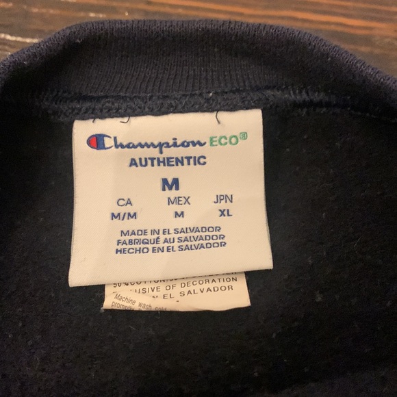 OLD ROW navy red sweatshirt M - Picture 3 of 4